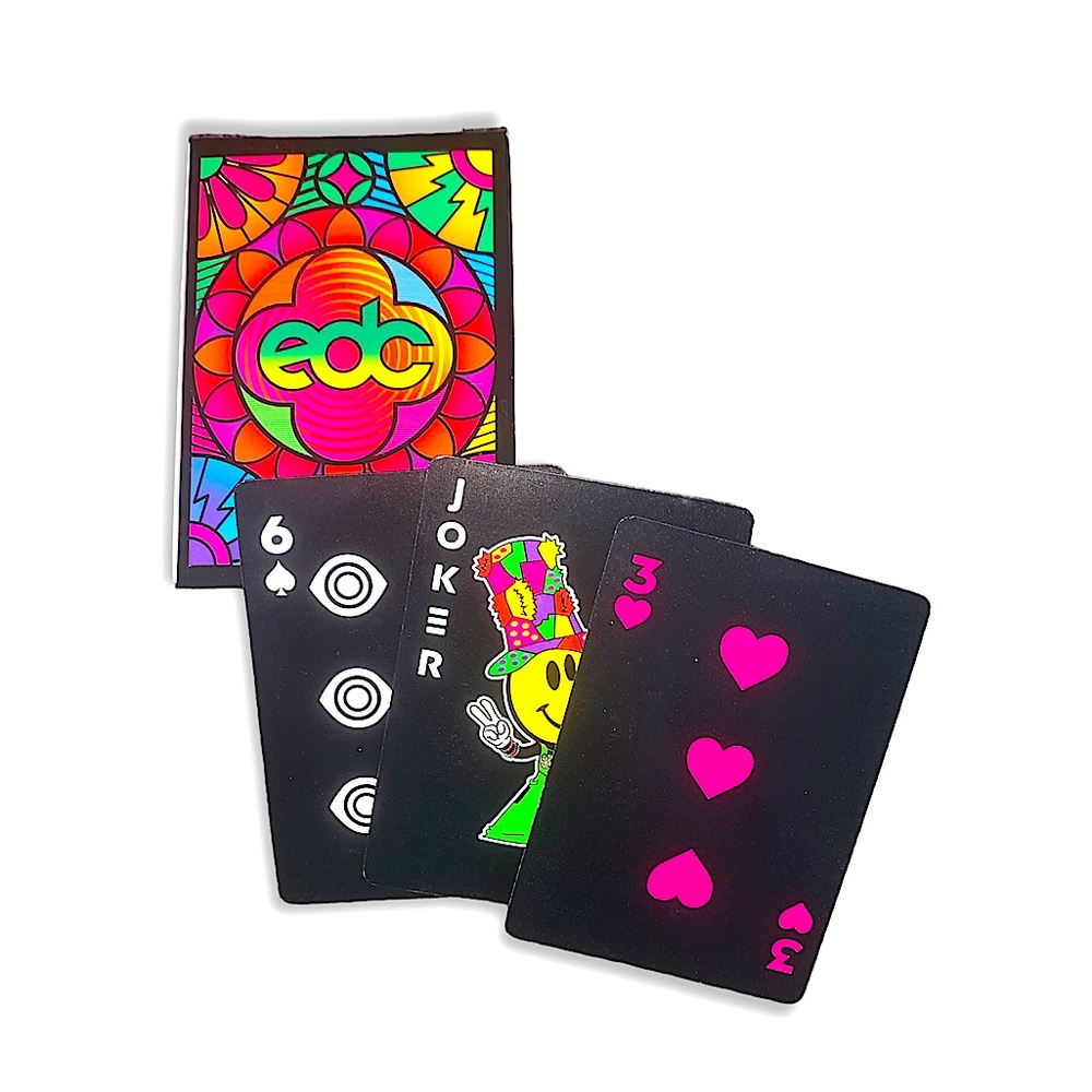 EDC LAS VEGAS STANDARD PLAYING DECK CARDS - Picture 3 of 3